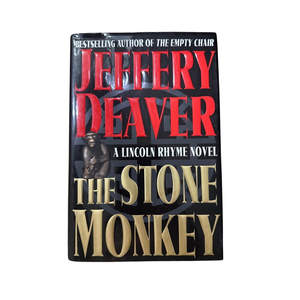 The Stone Monkey by Jeffery Deaver A Lincoln Rhyme Novel Hardcover Book